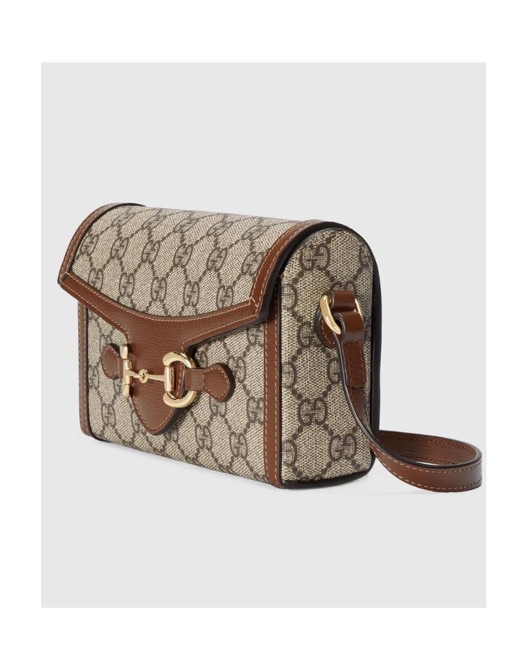 Gucci Brown Horsebit 1955 Mini Shoulder Bag