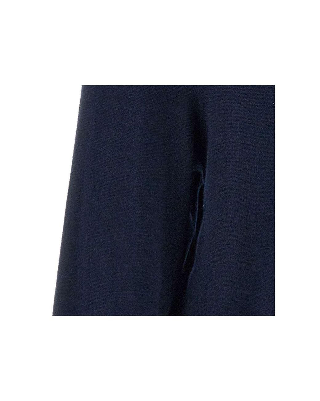 Polo Ralph Lauren Blue Polo Pony Embroidered V-Neck Jumper for men