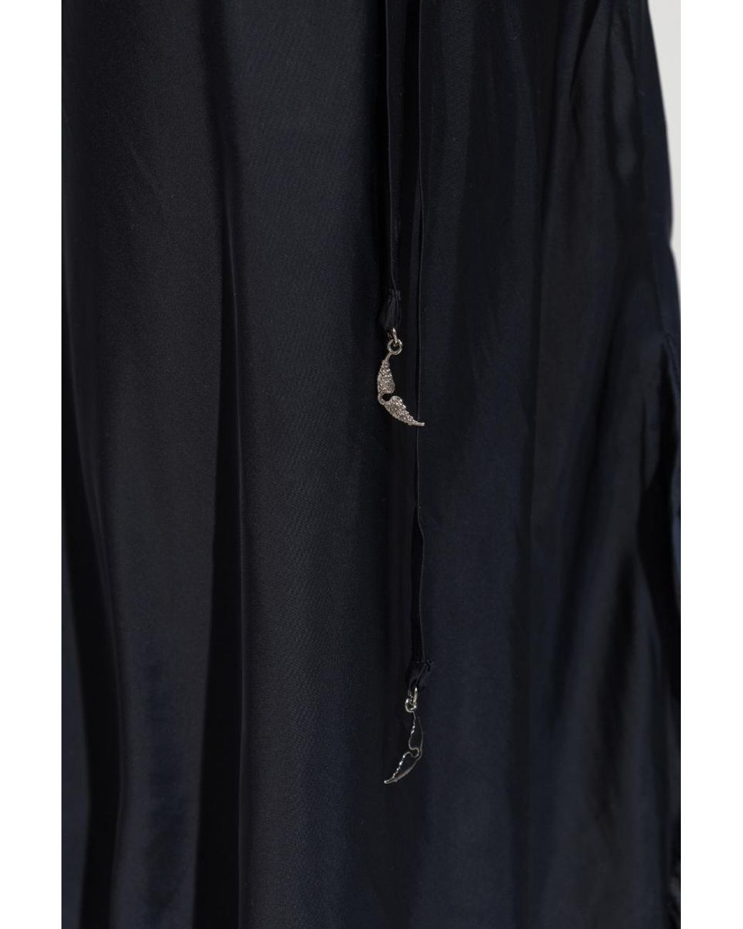 Zadig & Voltaire Blue Jeto Satin Skirt