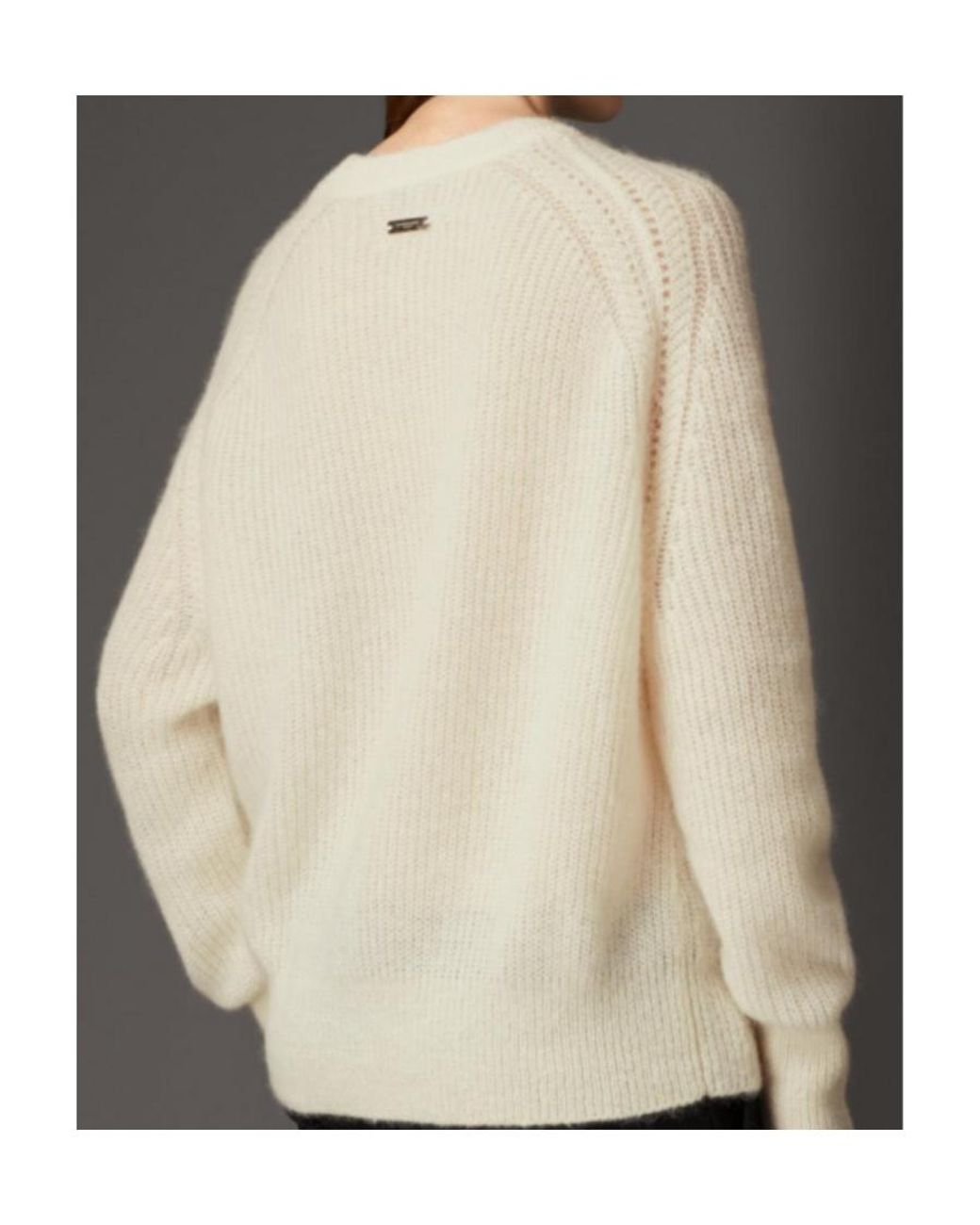 Burberry Gray Crew Neck Knitted Sweater