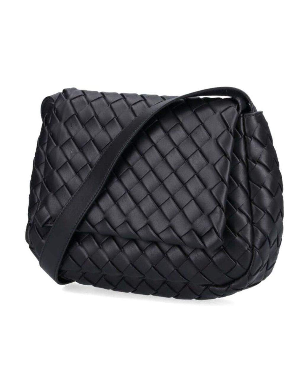 Bottega Veneta Black Small Cobble Shoulder Bag for men