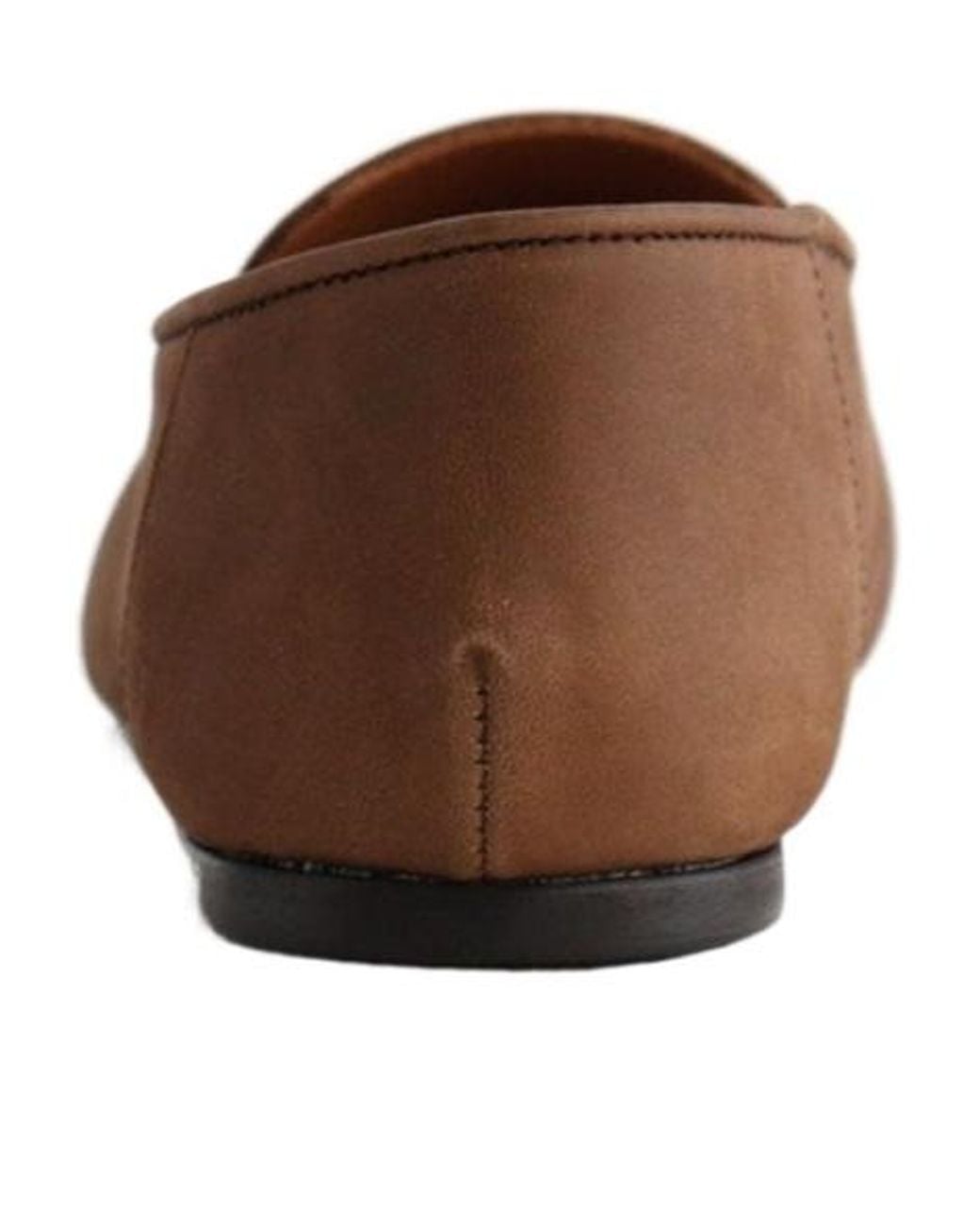 Auralee Brown Flat Loafers for men