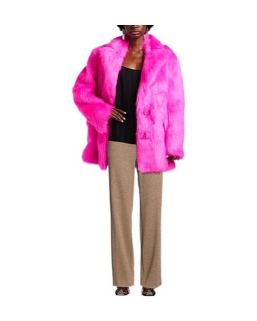 Weekend by Maxmara Natural Two-Color Knitted Straight-Leg Pants