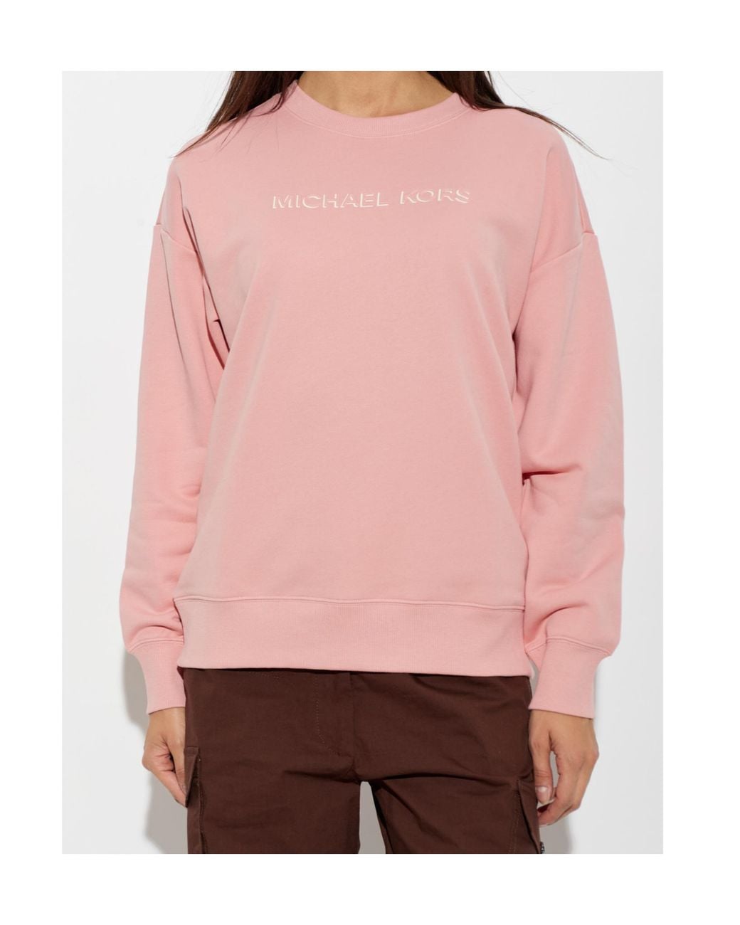 MICHAEL Michael Kors Pink Long-Sleeve Sweatshirt