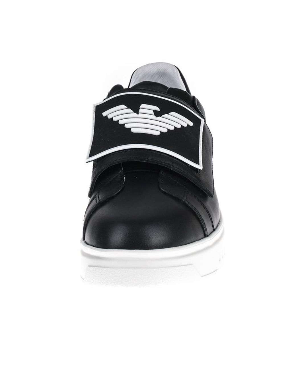 Emporio Armani Black Logo Logo Sports Shoes for men