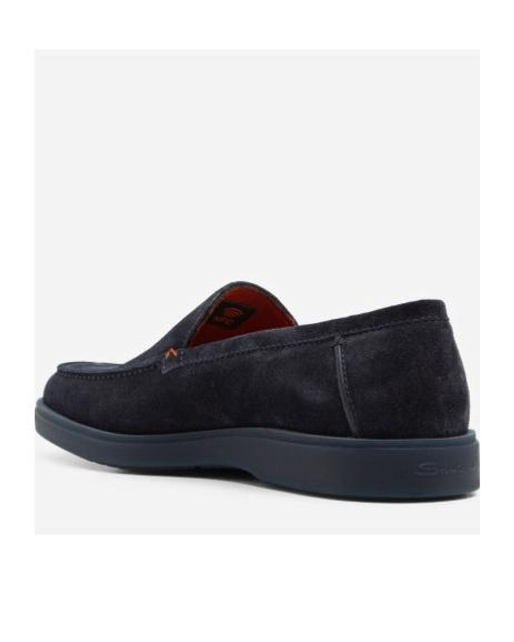 Santoni Blue Derision Classic Loafers for men