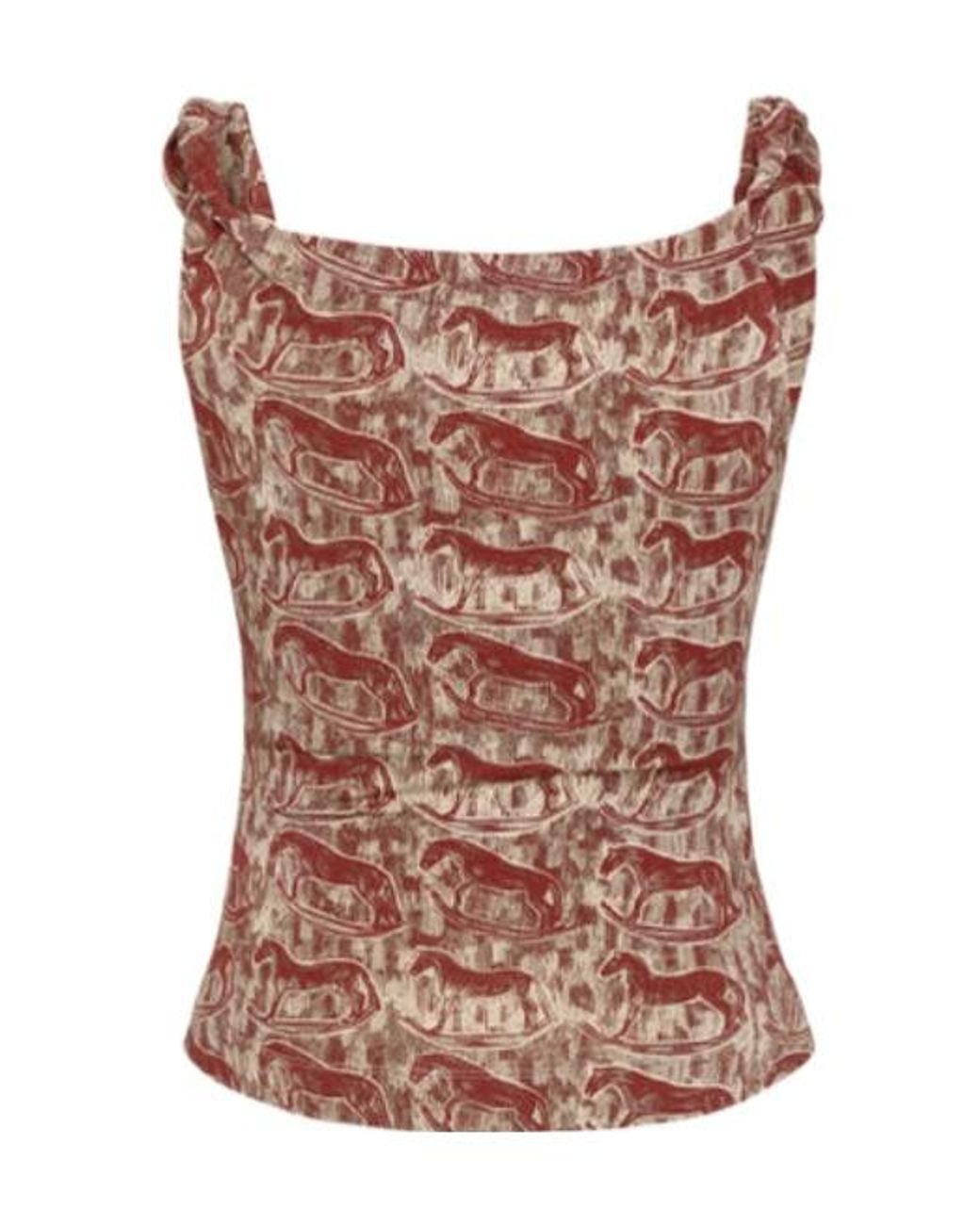 Vivienne Westwood Anna Top in Brown | Lyst UK