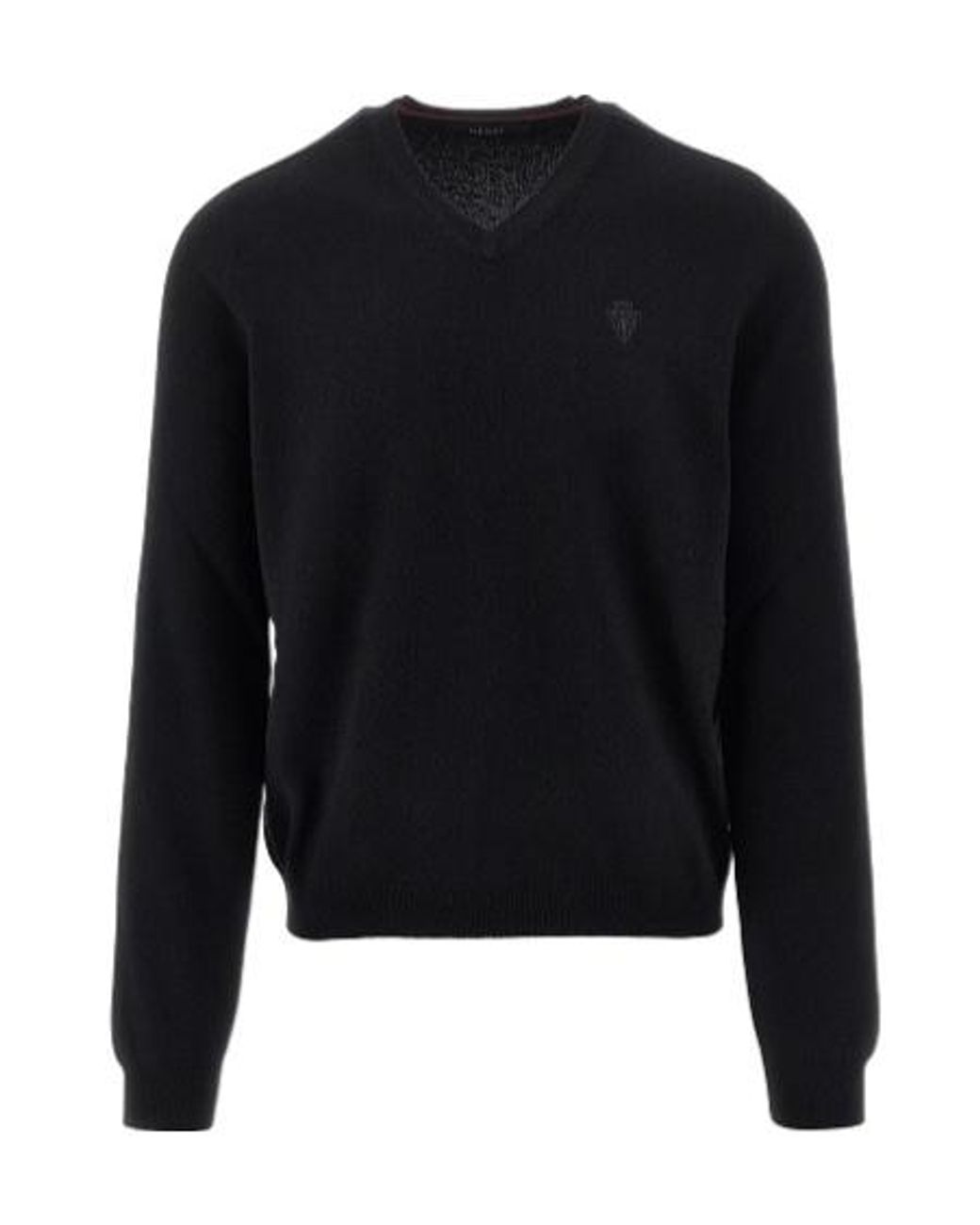 Gucci Blue V-Neck Sweater for men