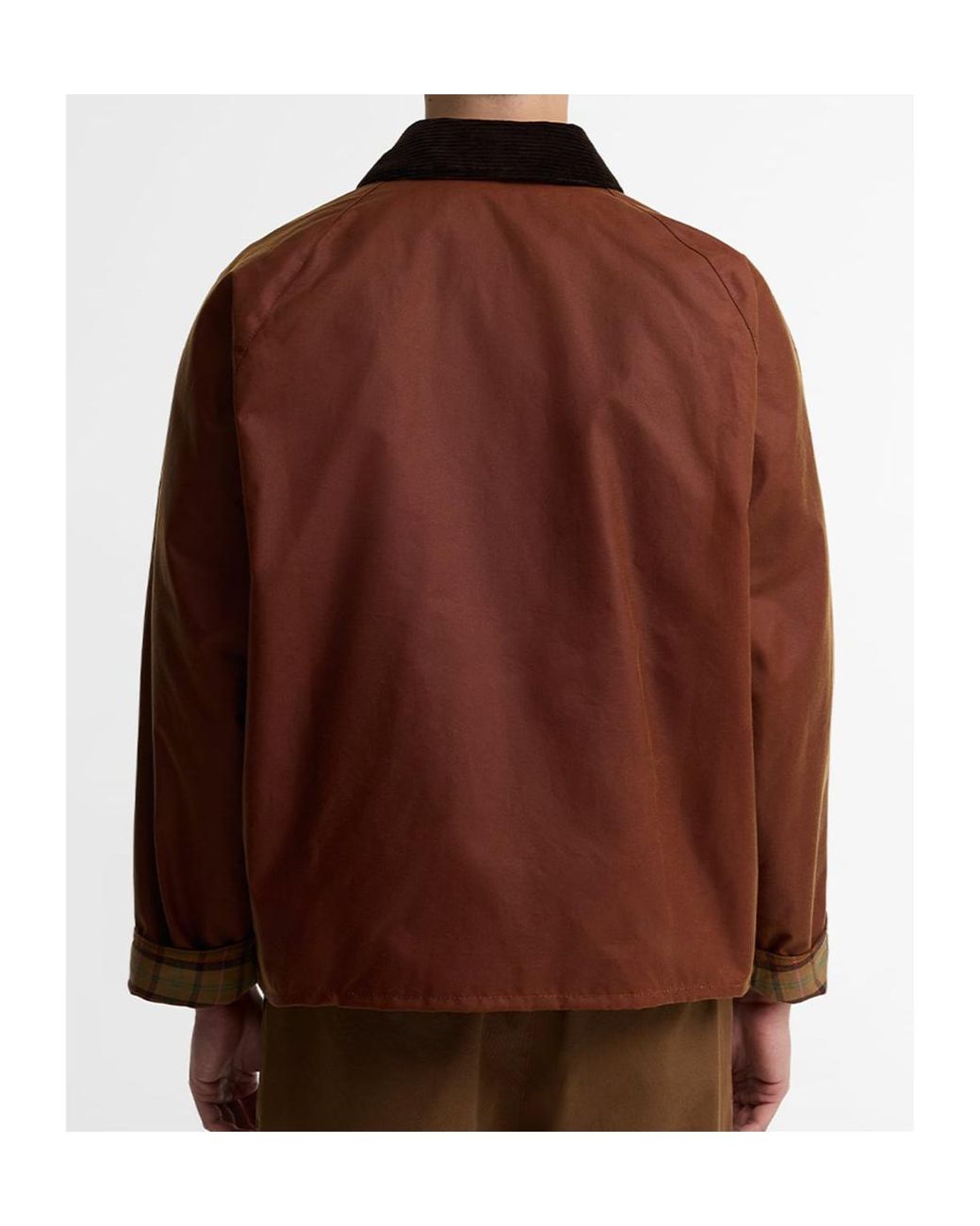 Barbour Brown X Paul Smith Key Transport Waxed Jacket for men