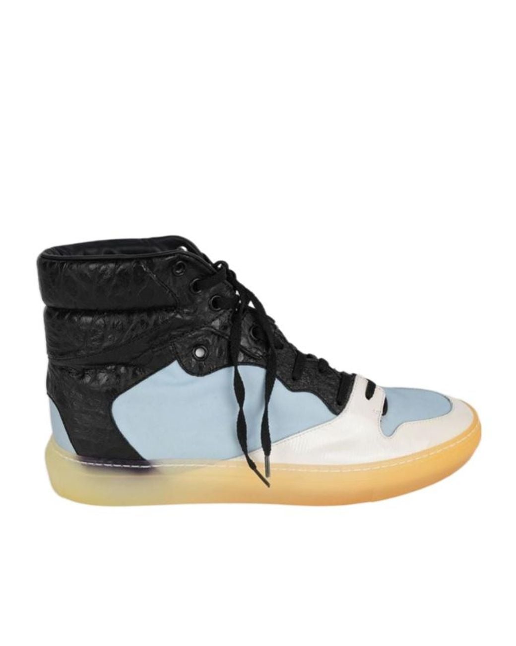 Balenciaga Black Scratch S High-Top Sneakers for men