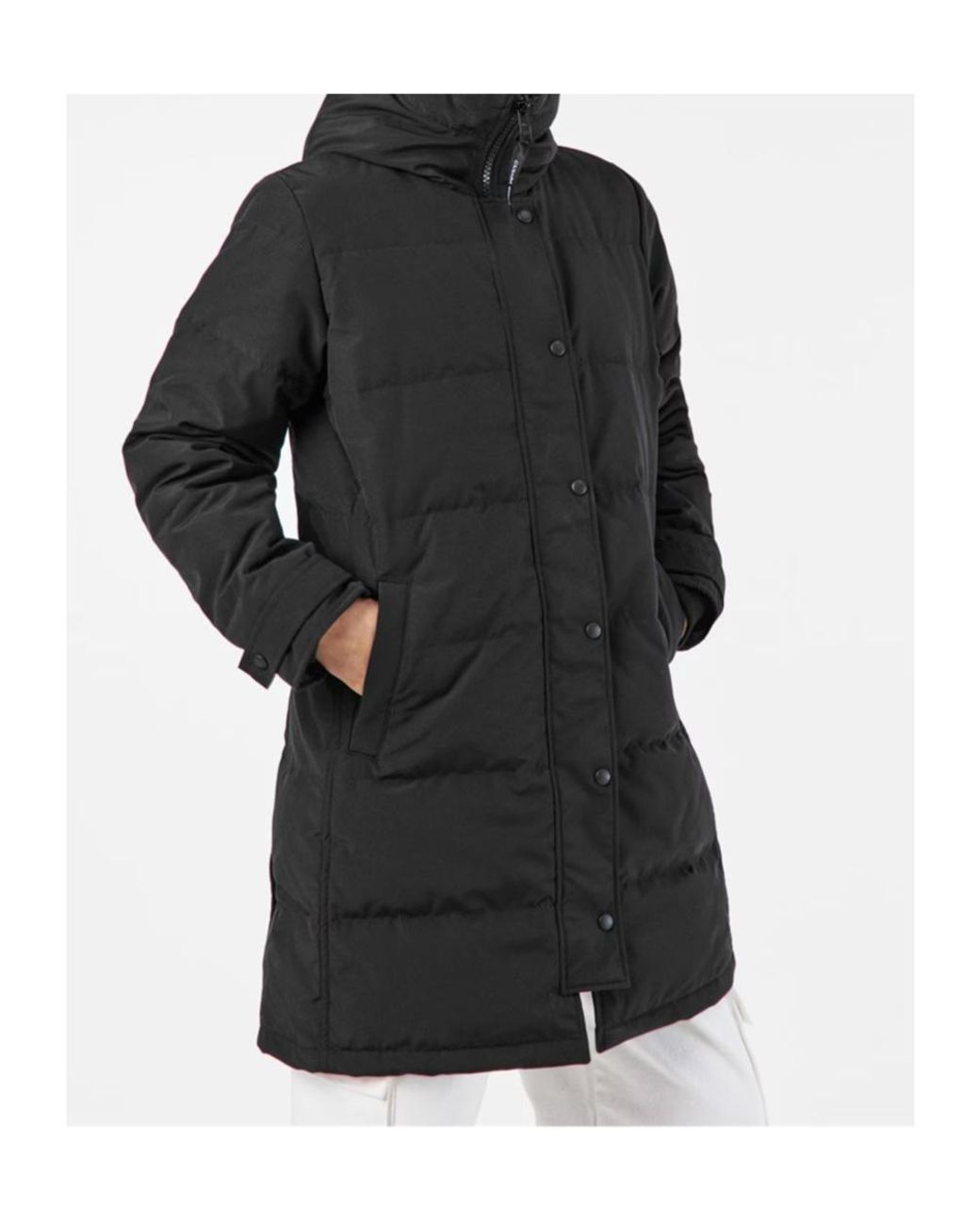 Canada Goose Black Logo Waterproof Parka Down Jacket