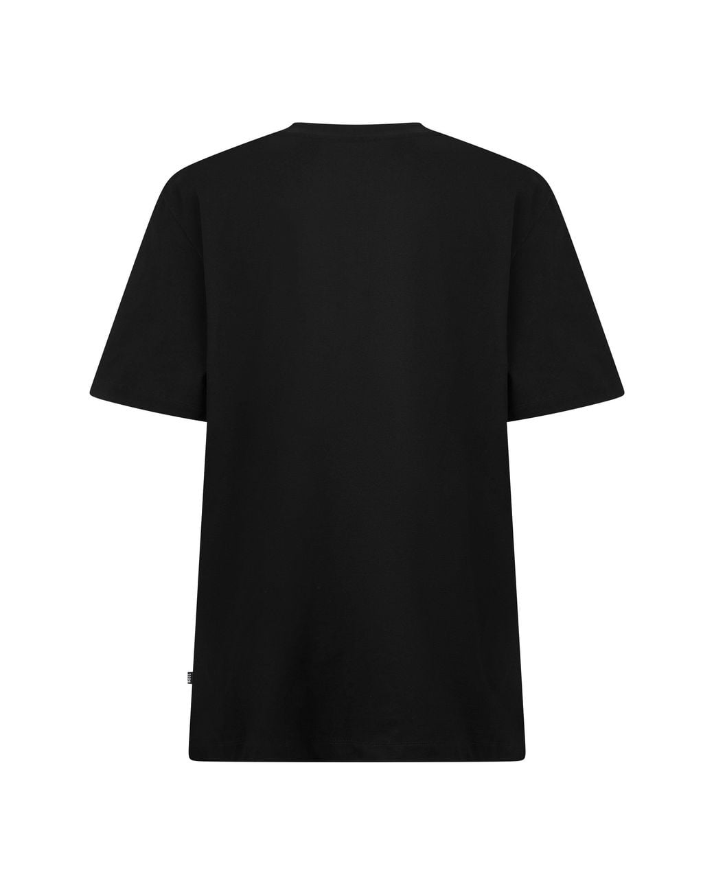 Boss Black Round-Neck Short-Sleeved T-Shirt for men