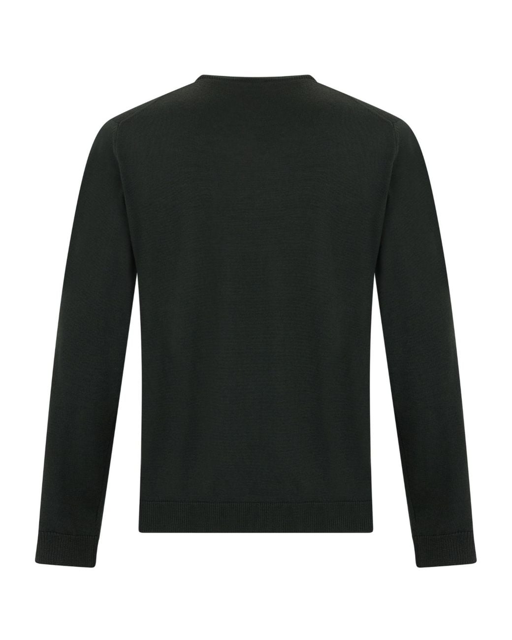 Roberto Collina Green V-Neck Knitted Sweater for men