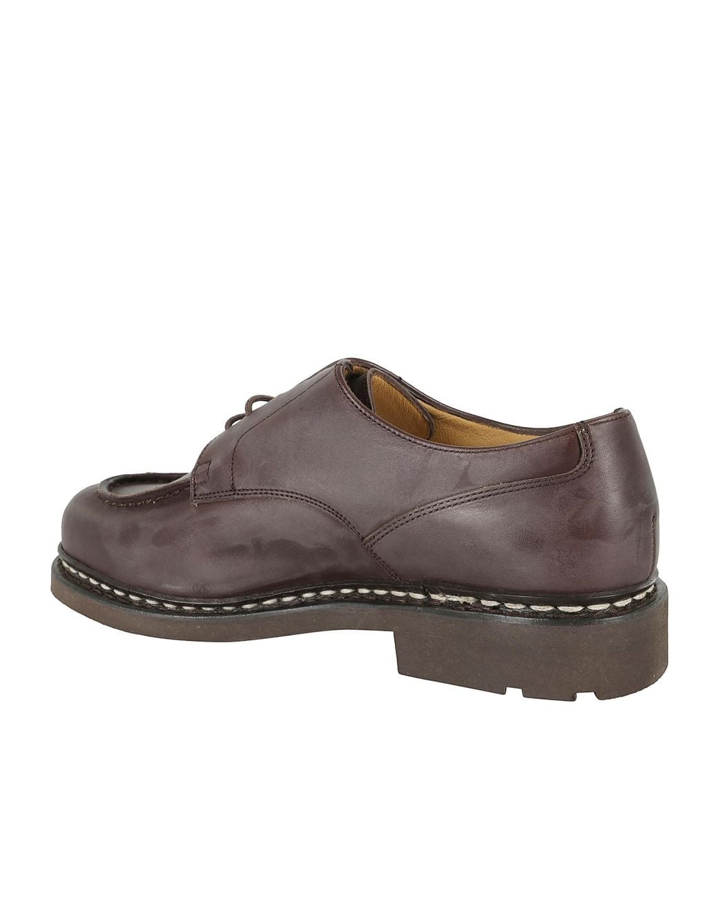 Paraboot Brown Lace-Up Derby Shoes for men