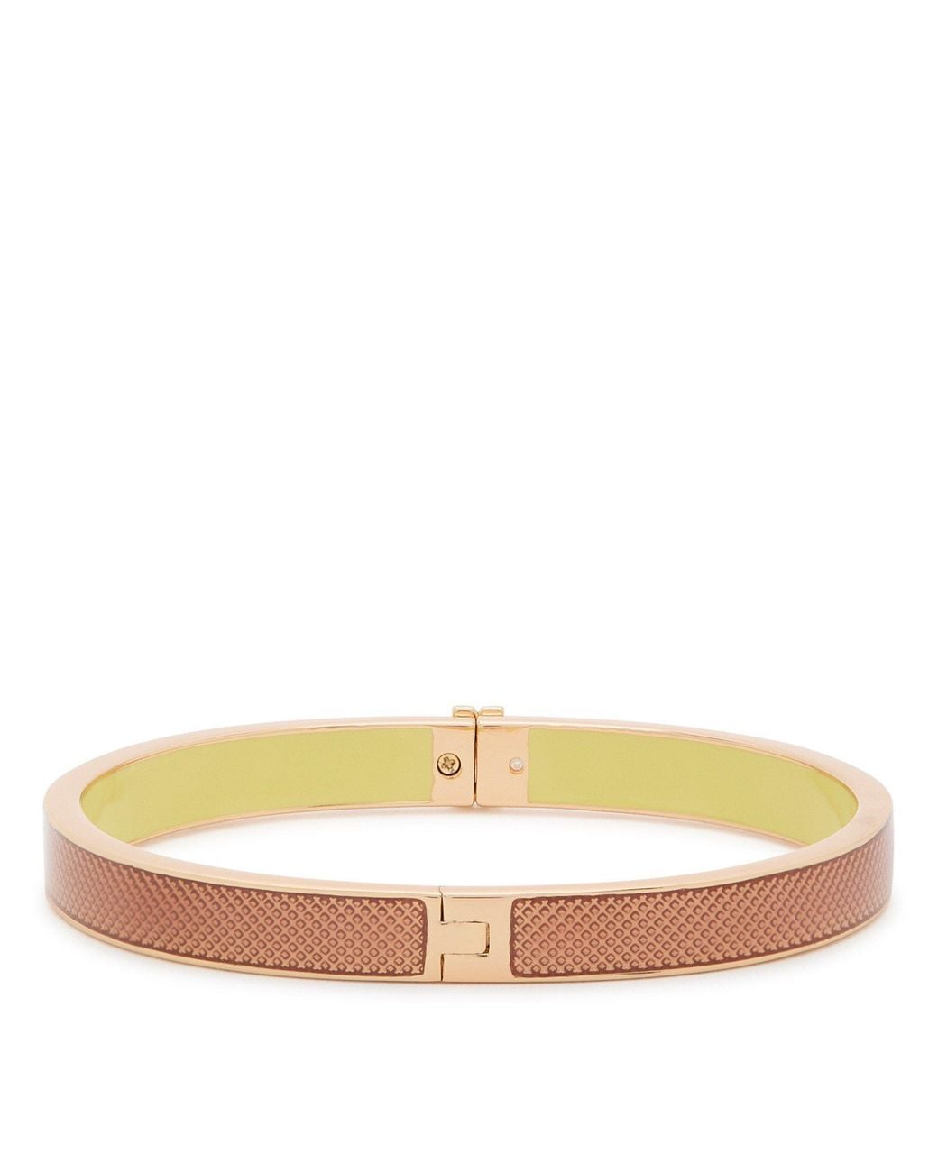 Tory Burch Yellow Exquisitely Carved Bracelet
