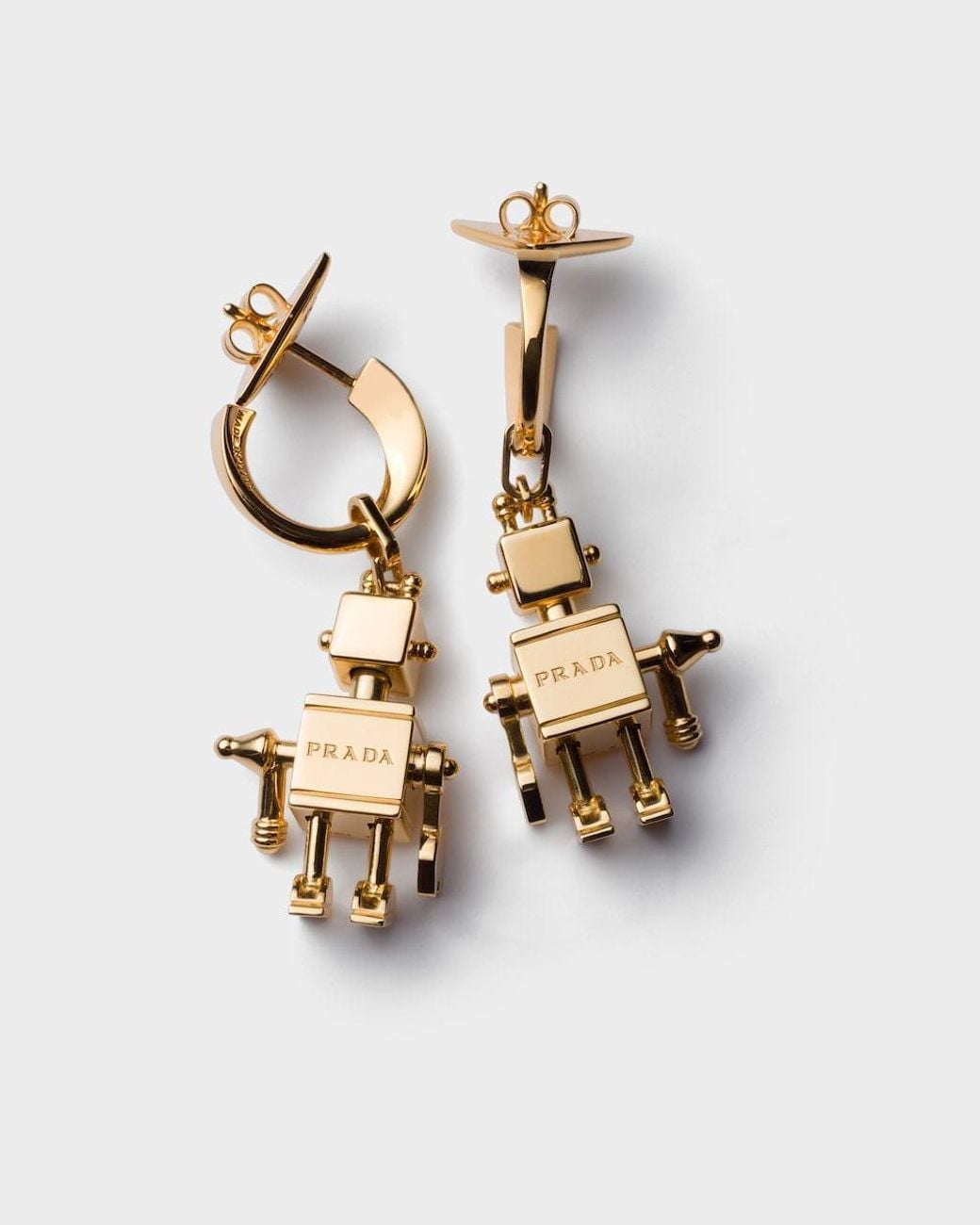 Prada White Eternal Pop Charms Earrings