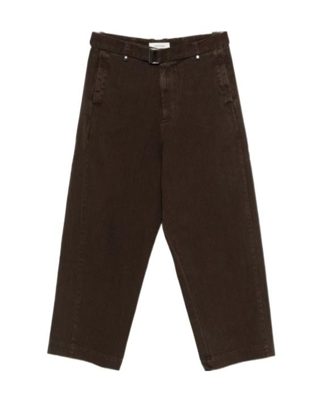 Entire studios Brown Gully Belted Wide-Leg Pants for men