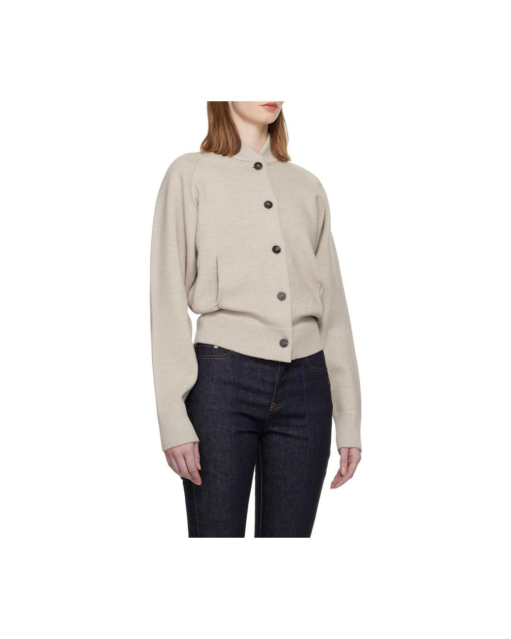 Jacquemus Natural The Lavande Cardigan
