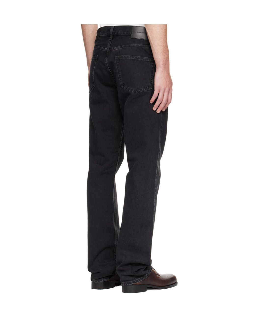 sunflower Black Belt Loop Jeans for men