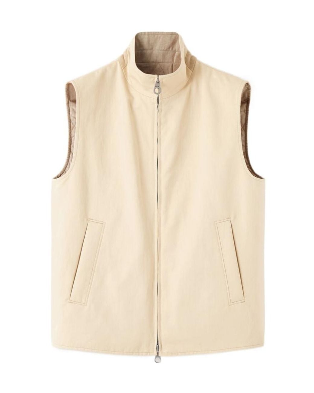 Loro Piana Natural Sleeveless Vest for men