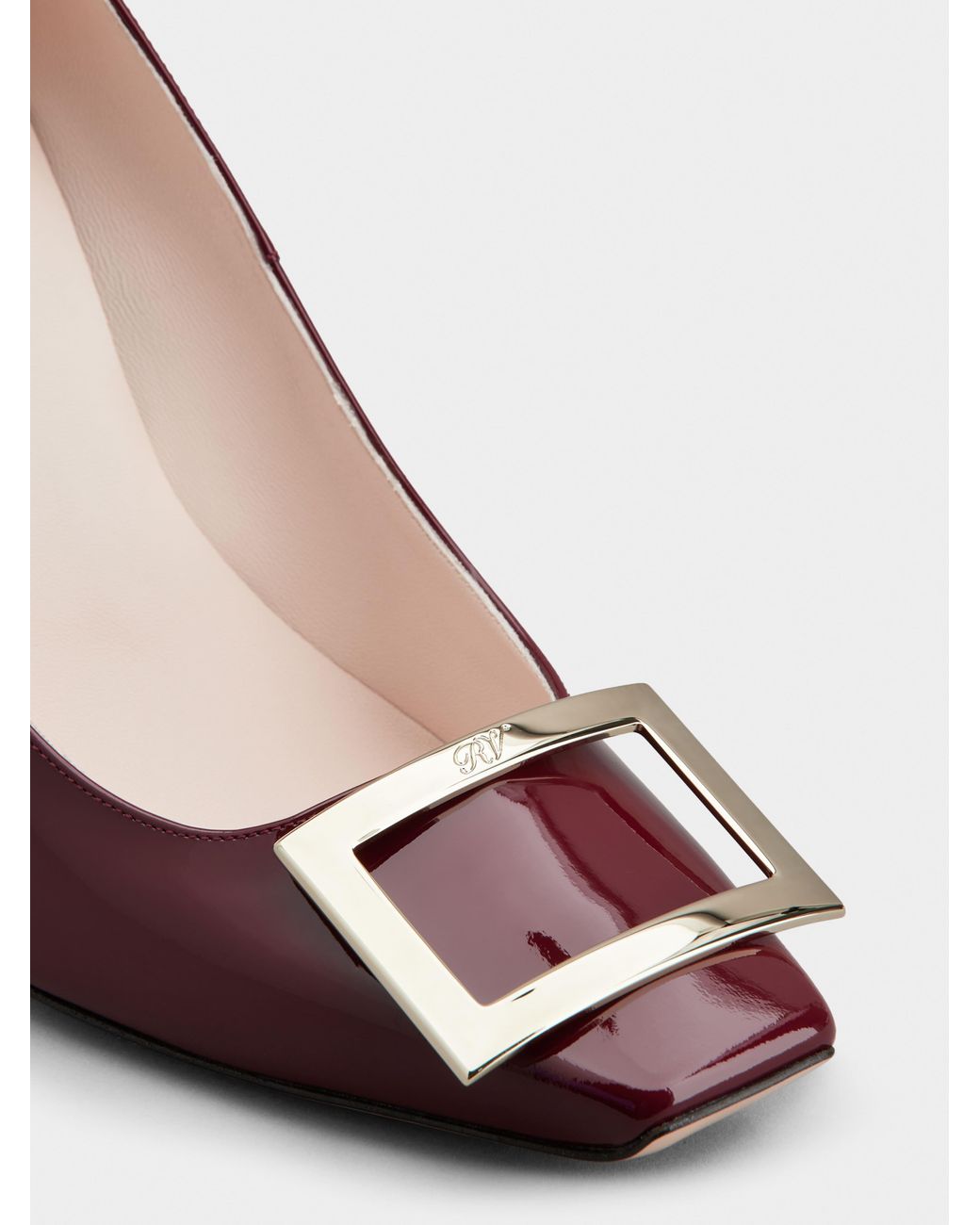 Roger Vivier Purple Belle Vivier Trompette Pumps