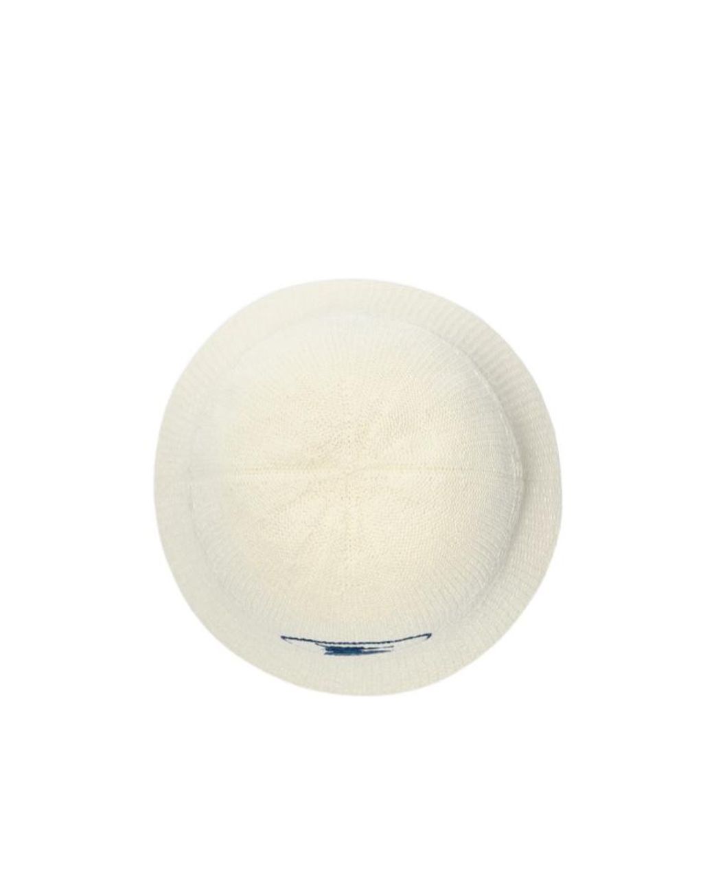 Burberry White Knight Stamp Knitted Bucket Hat