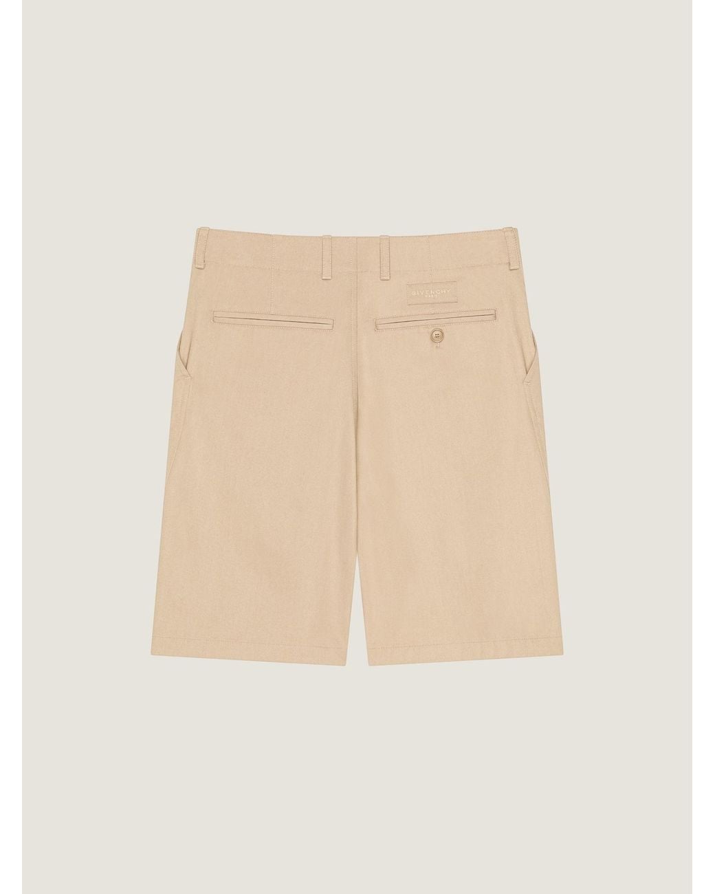 Givenchy Natural Chino Bermuda Shorts for men