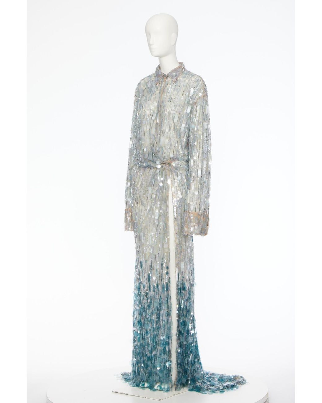 Valentino White Long Sleeve Dress
