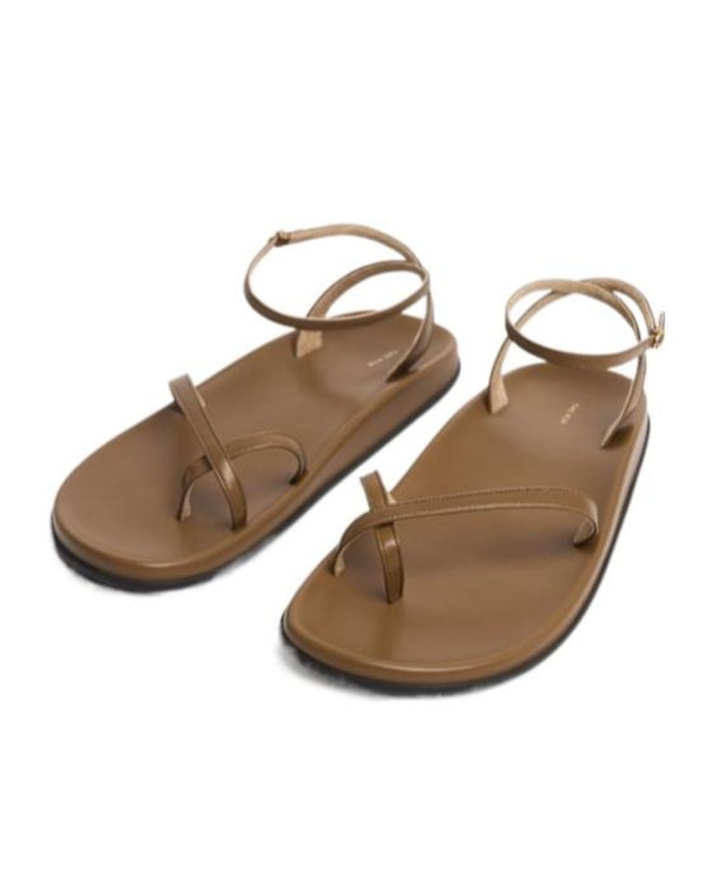 The Row Multicolor Hugh Ankle Strap Flat Sandals