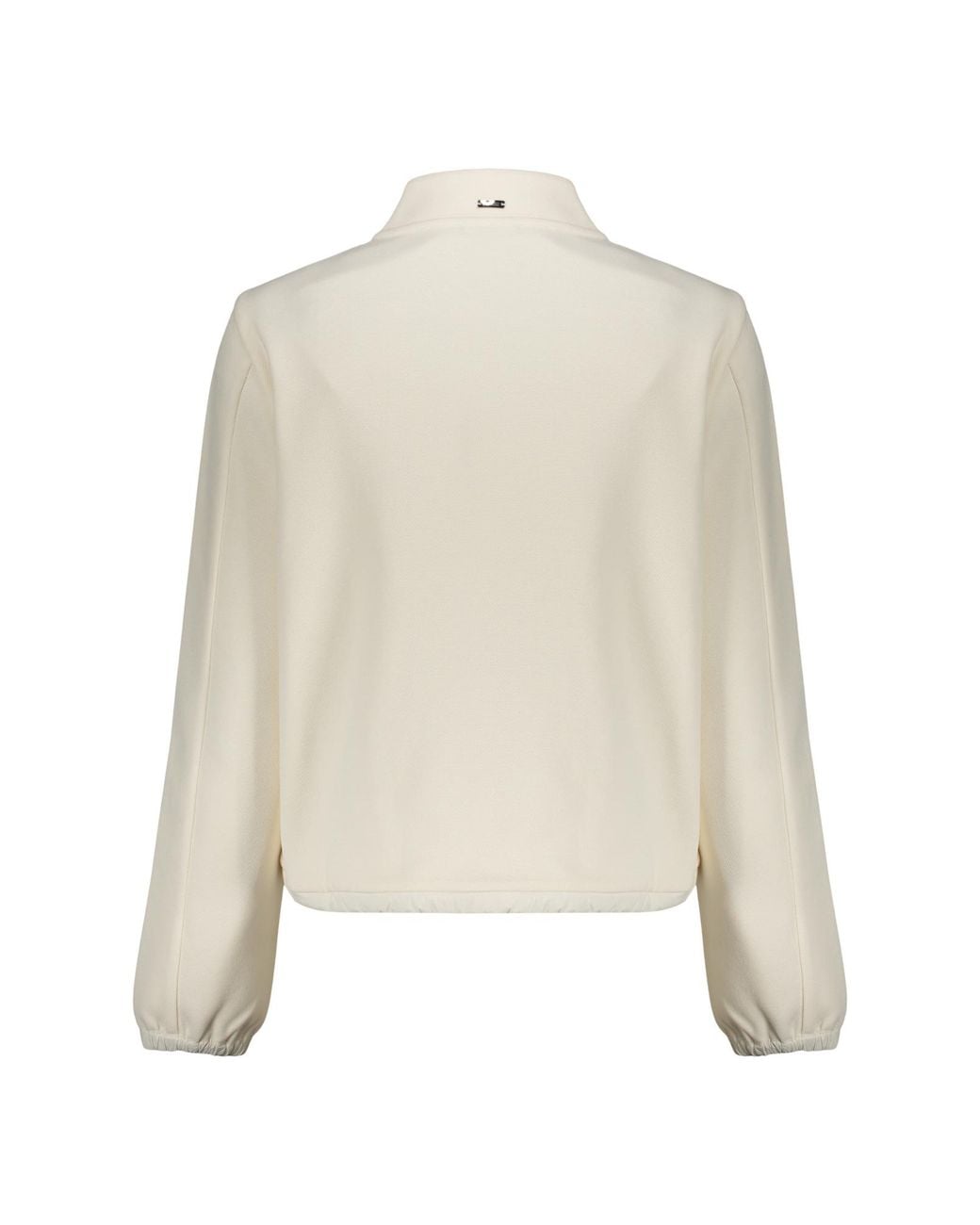 Herno Natural Cropped Zip-Up Jacket