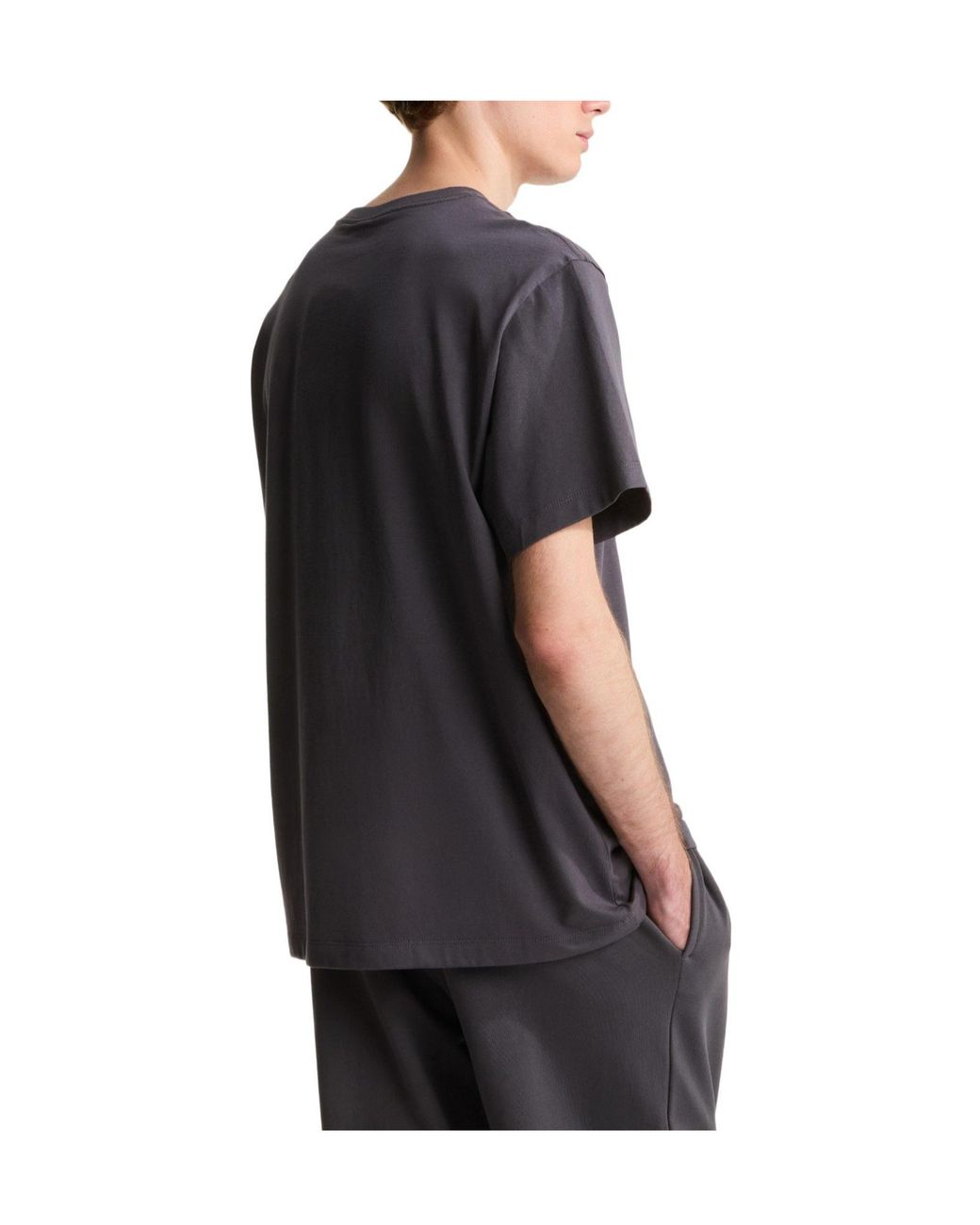 The North Face Blue Solid Color T-Shirt for men