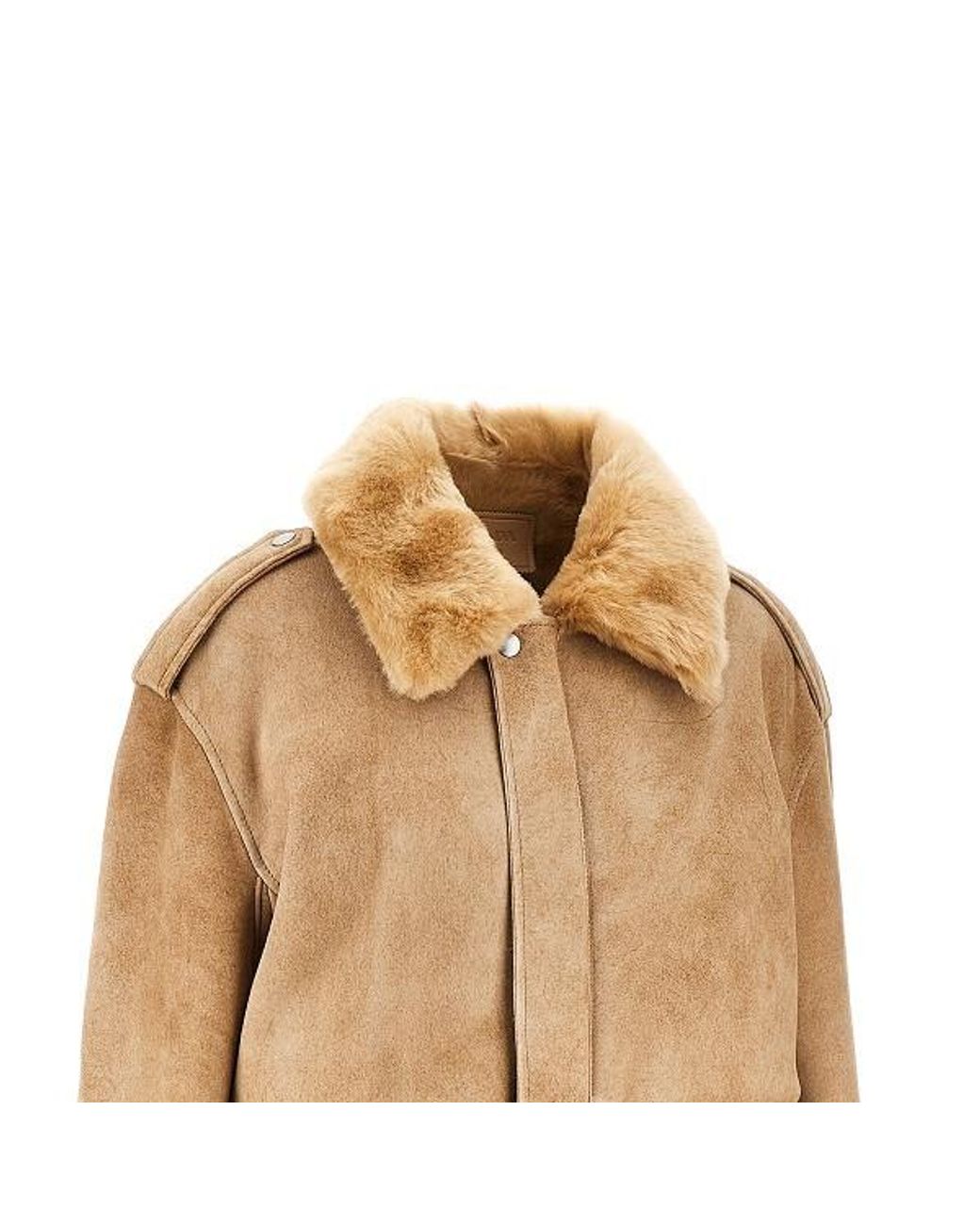 Prada Natural Logo Detailed Long-Sleeved Jacket