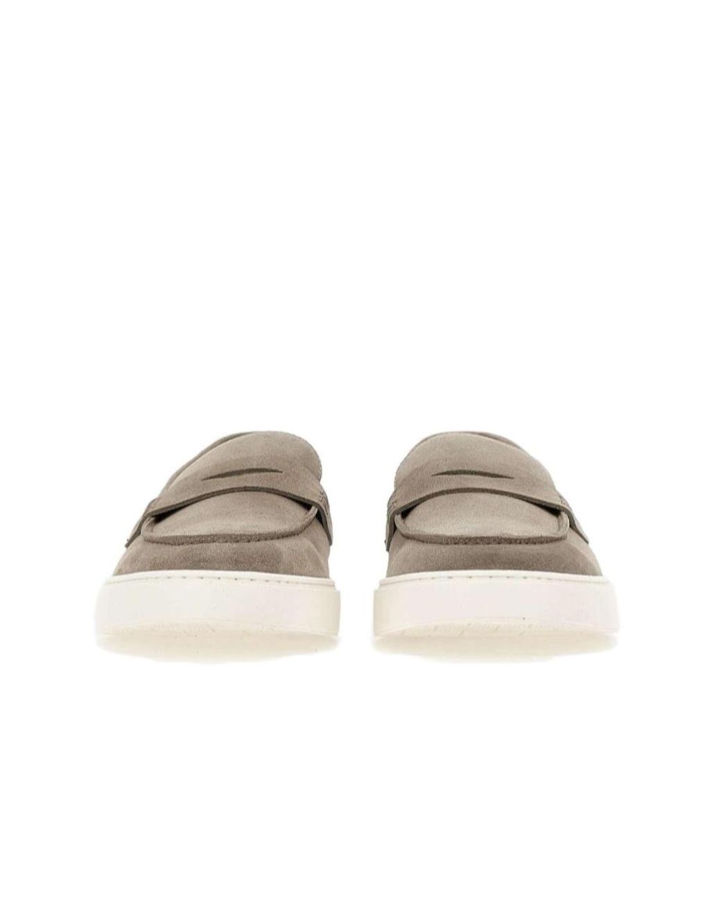 Doucal's White Penny Slip-On Loafers for men