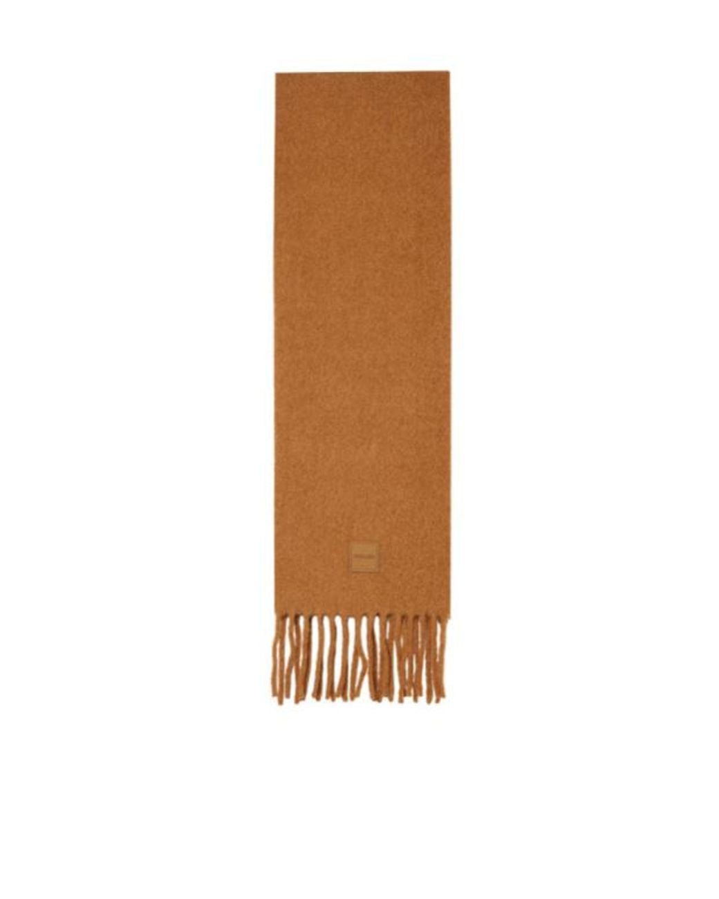 COACH Brown Tassel Scarf