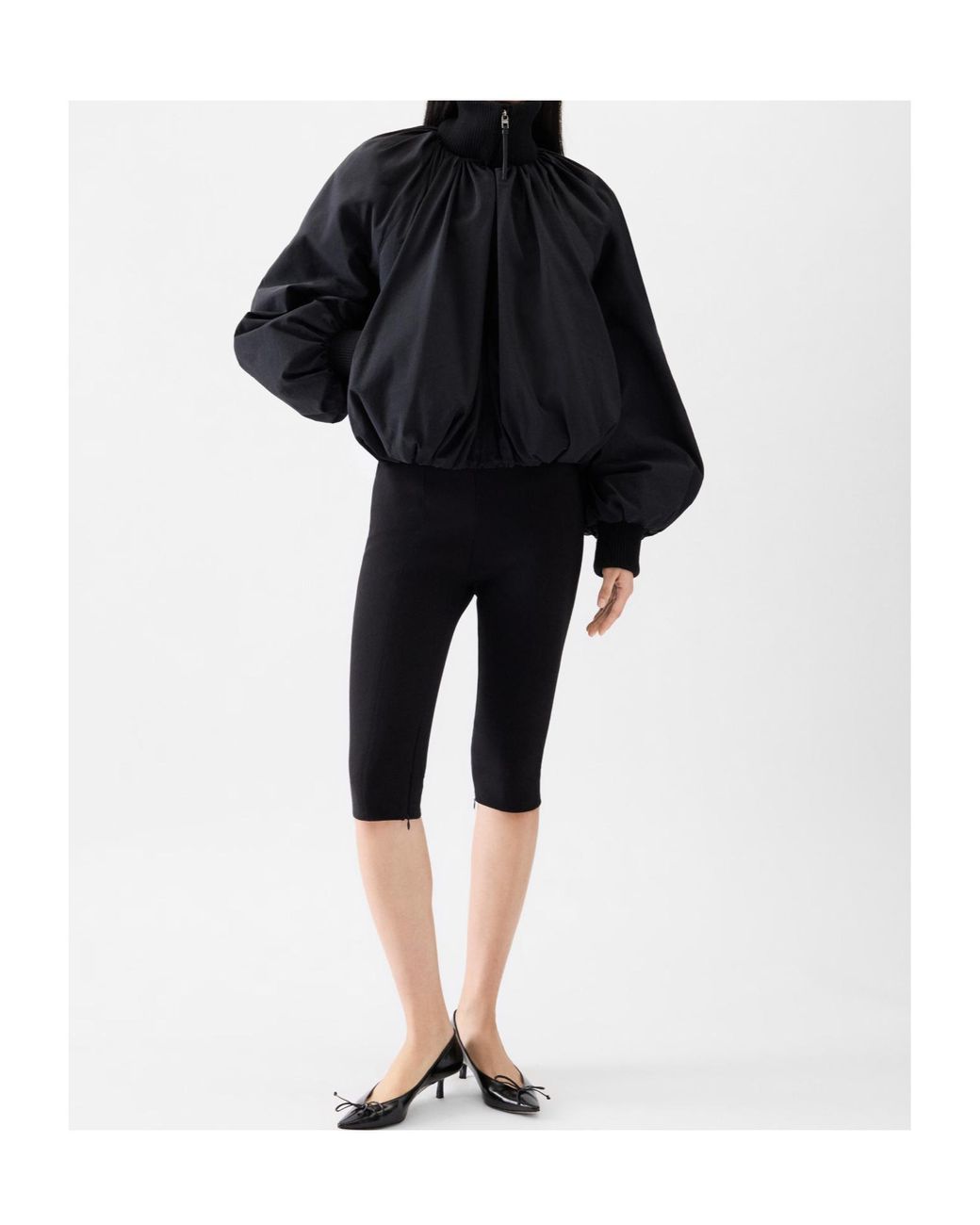 Jacquemus Black Le Pallone Zip-Up Bomber Jacket