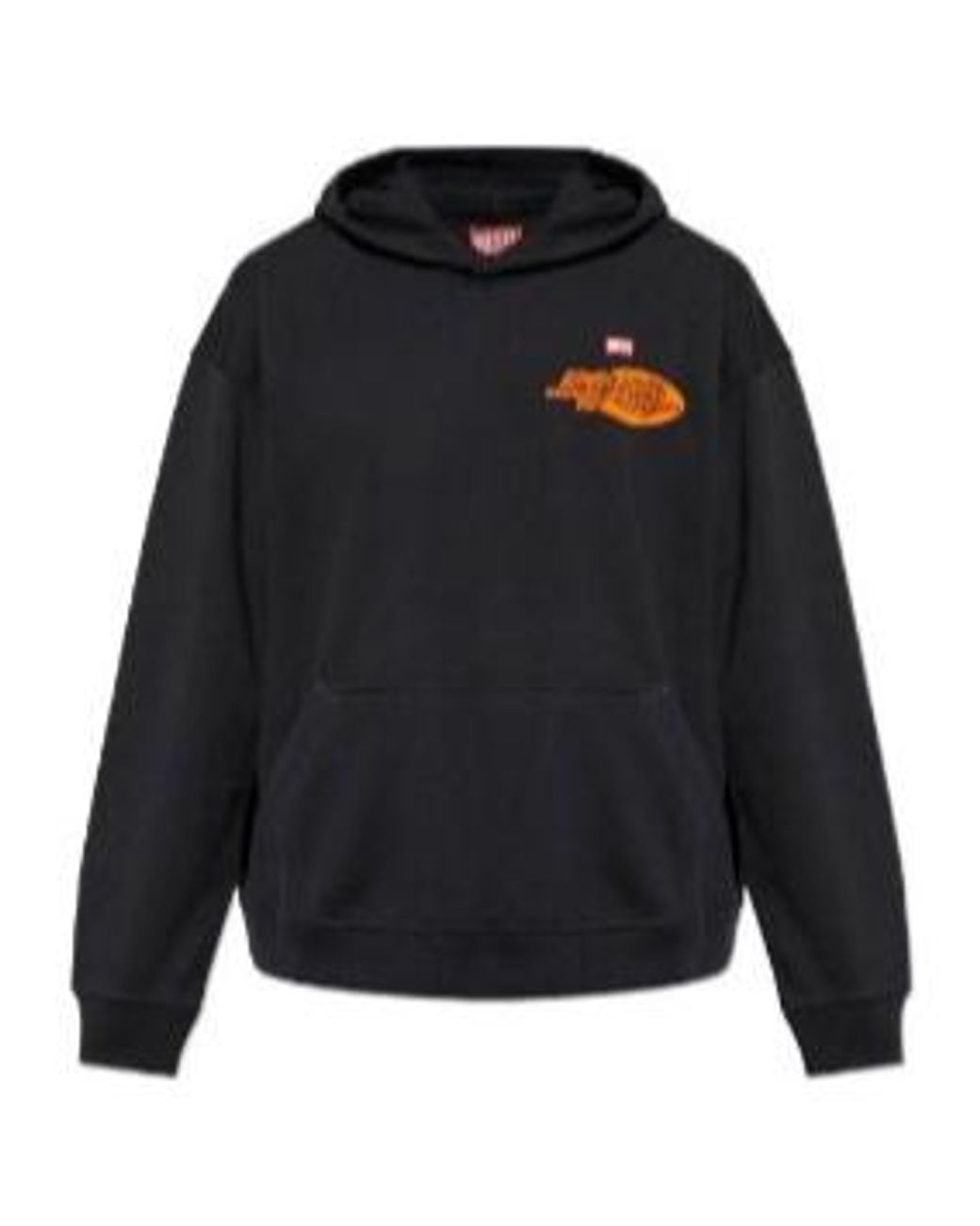 DIESEL Blue S-Boxt-Hood-T5 Hoodie for men