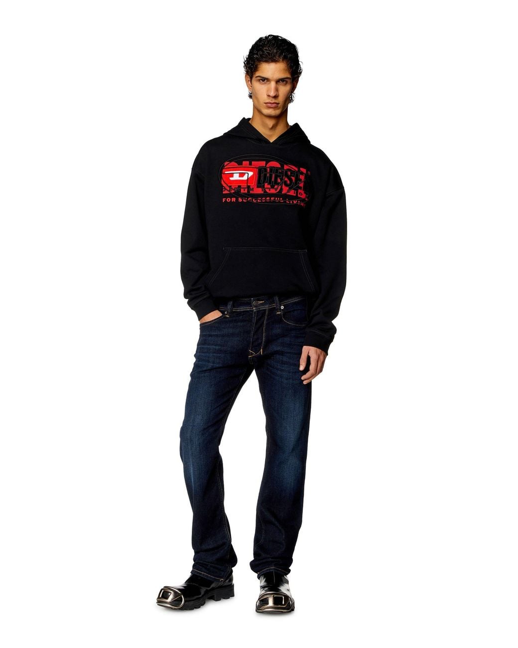 DIESEL Blue 1985 Larkee Straight-Leg Jeans for men