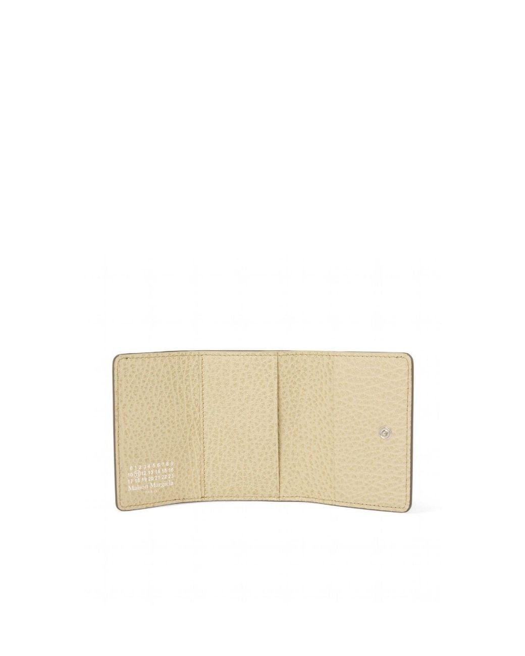 Maison Margiela Gray Four-Stitch Short Wallet for men