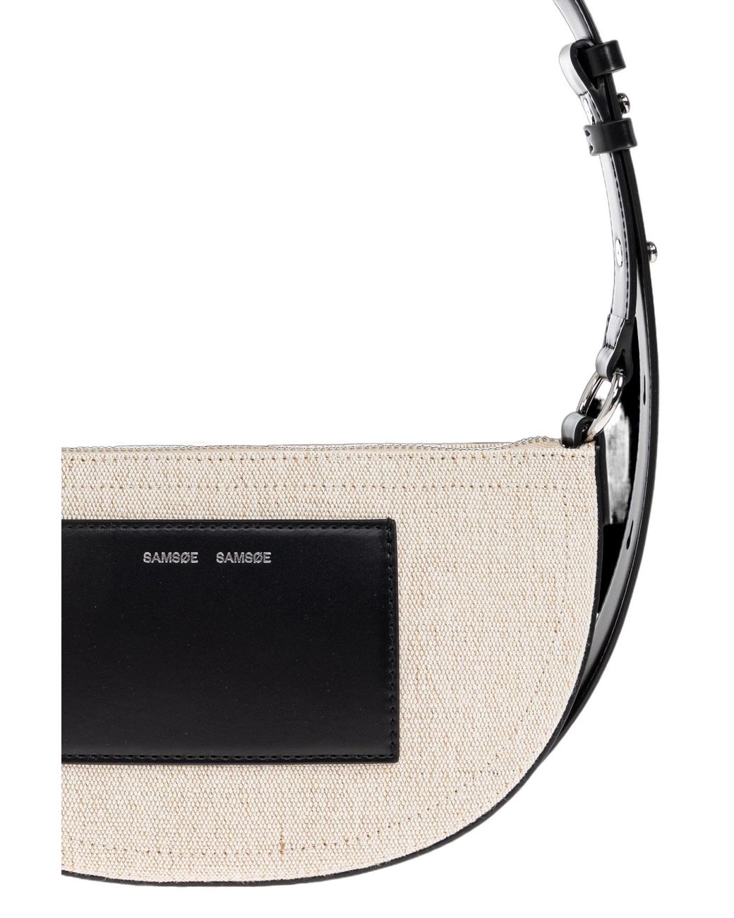 Samsøe & Samsøe Black Samsøe Samsøe Samoon Curved Shoulder Bag