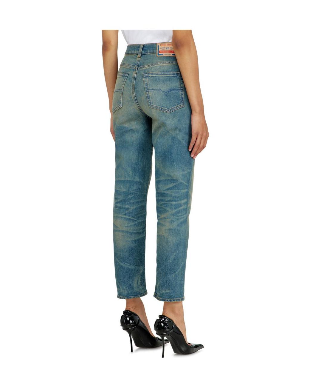 DIESEL Blue 1981 D-Went Straight-Leg Jeans