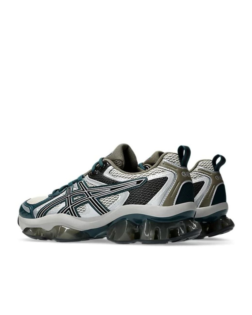 Asics Green Gel-Quantum Kinetic Lace-Up Sneakers for men