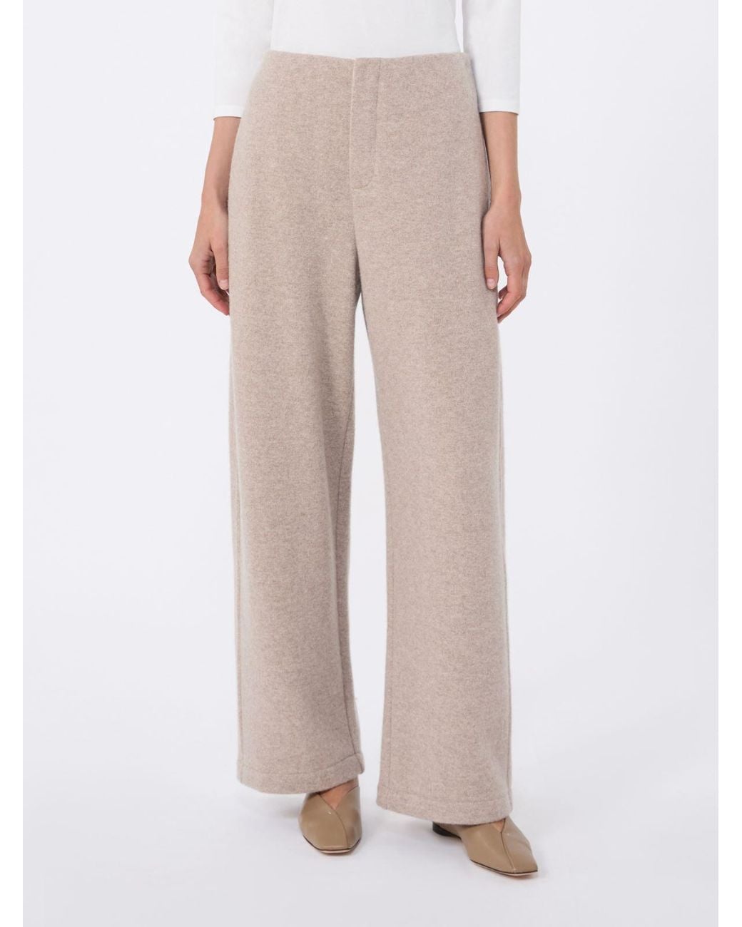 Max Mara Multicolor Cashmere And Wool Blend Trousers