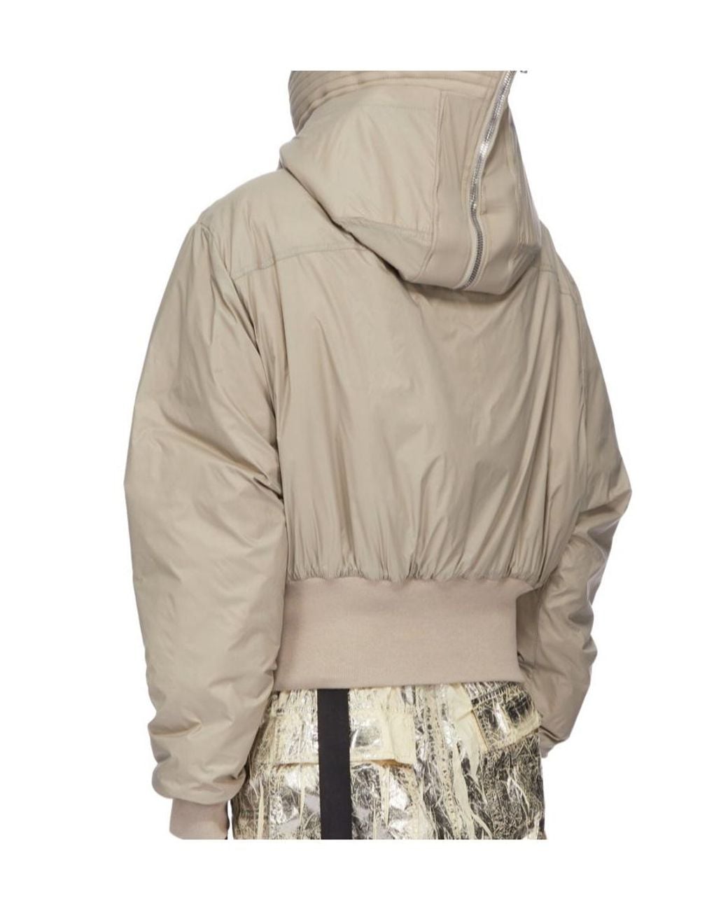 Rick Owens Gray Alice Parka Jacket