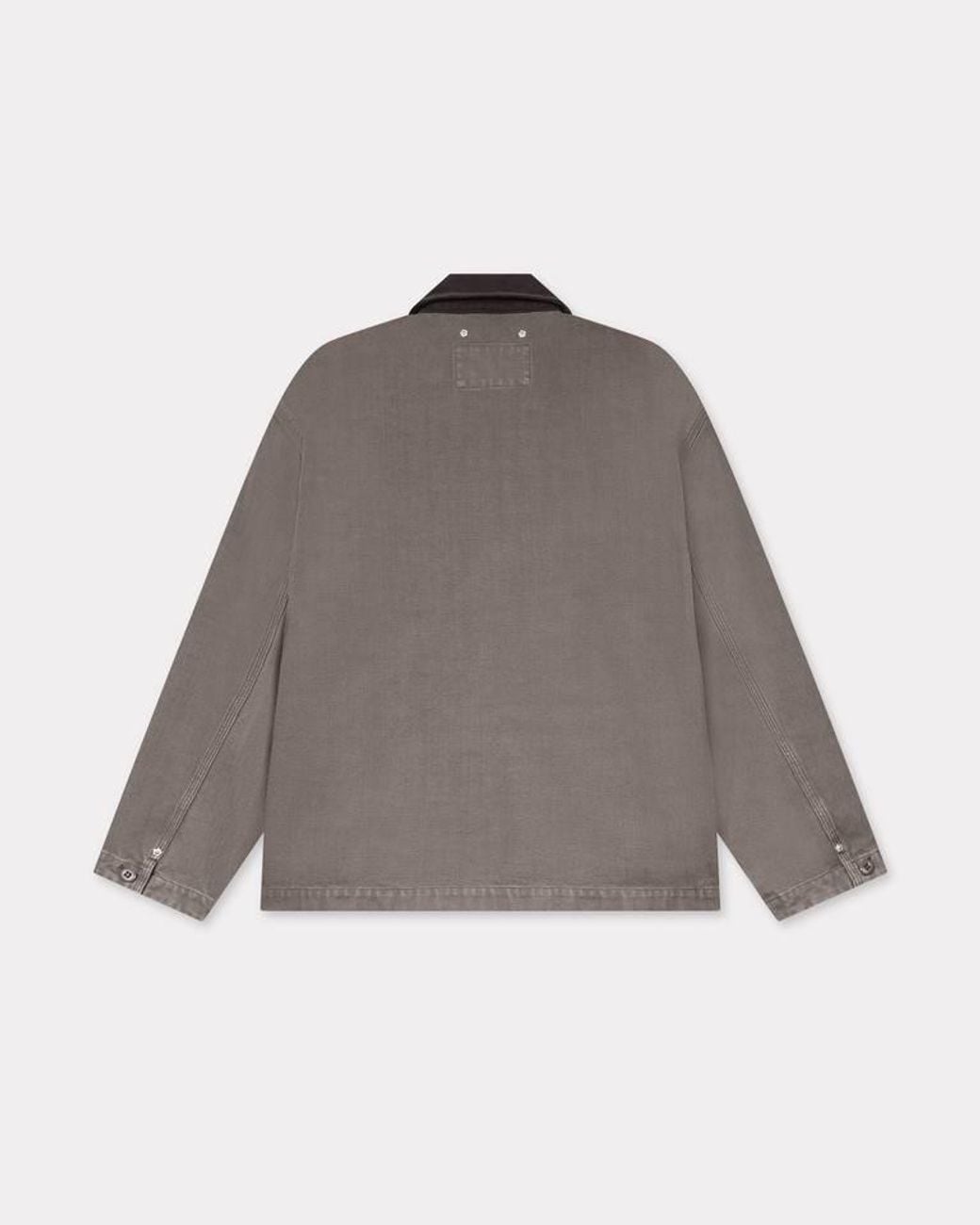 KENZO Brown Paris Chainstitch' Workwear Jacket for men