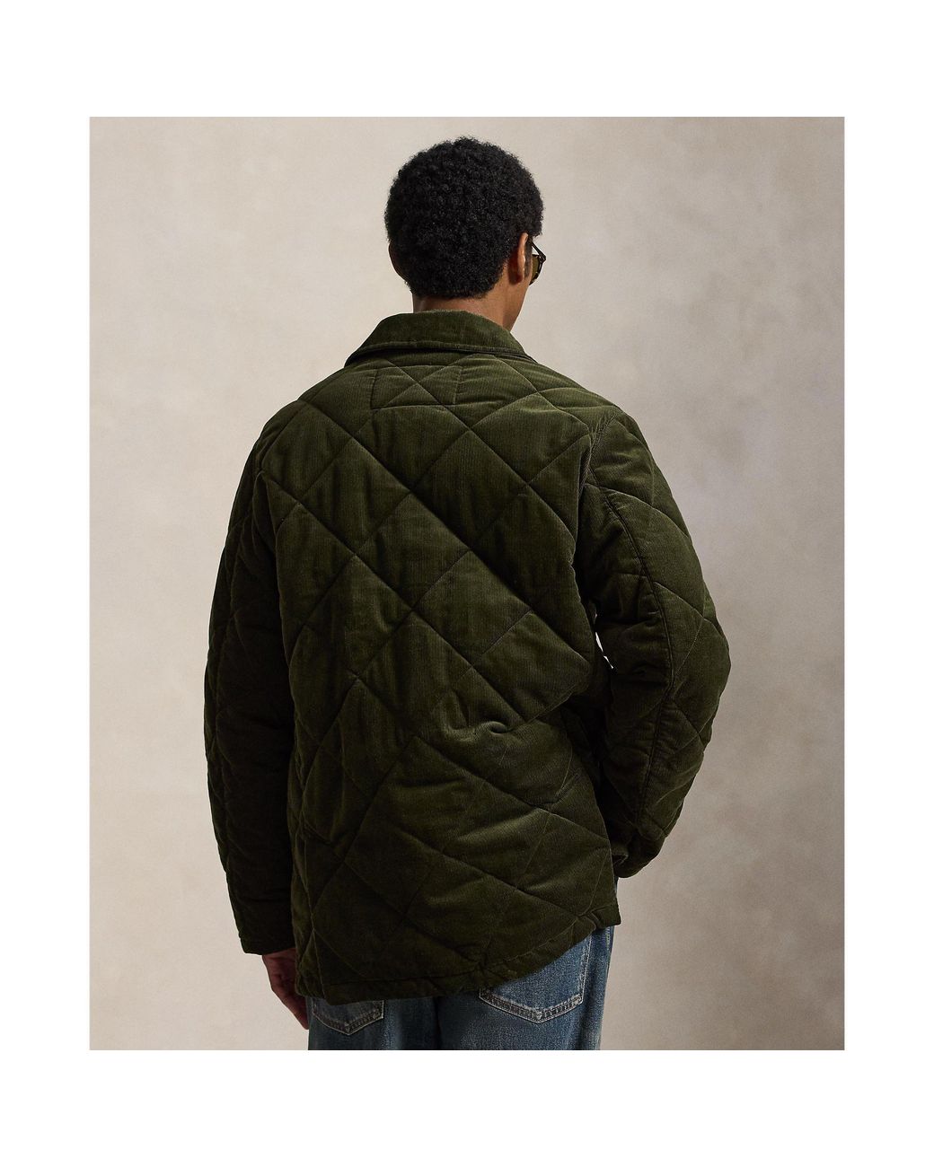 Polo Ralph Lauren Green Quilted Jacket for men