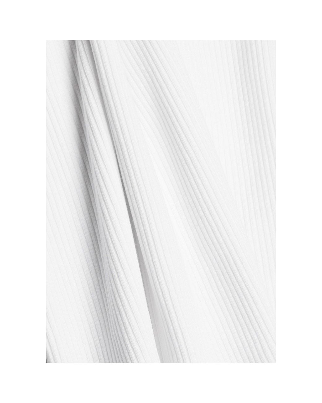 Agolde White Stretchy Cotton Vest