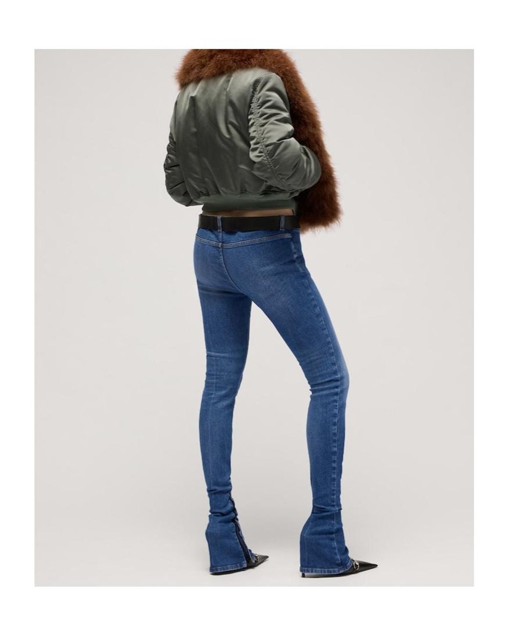 Gucci Blue Fitted Stretch Jeans