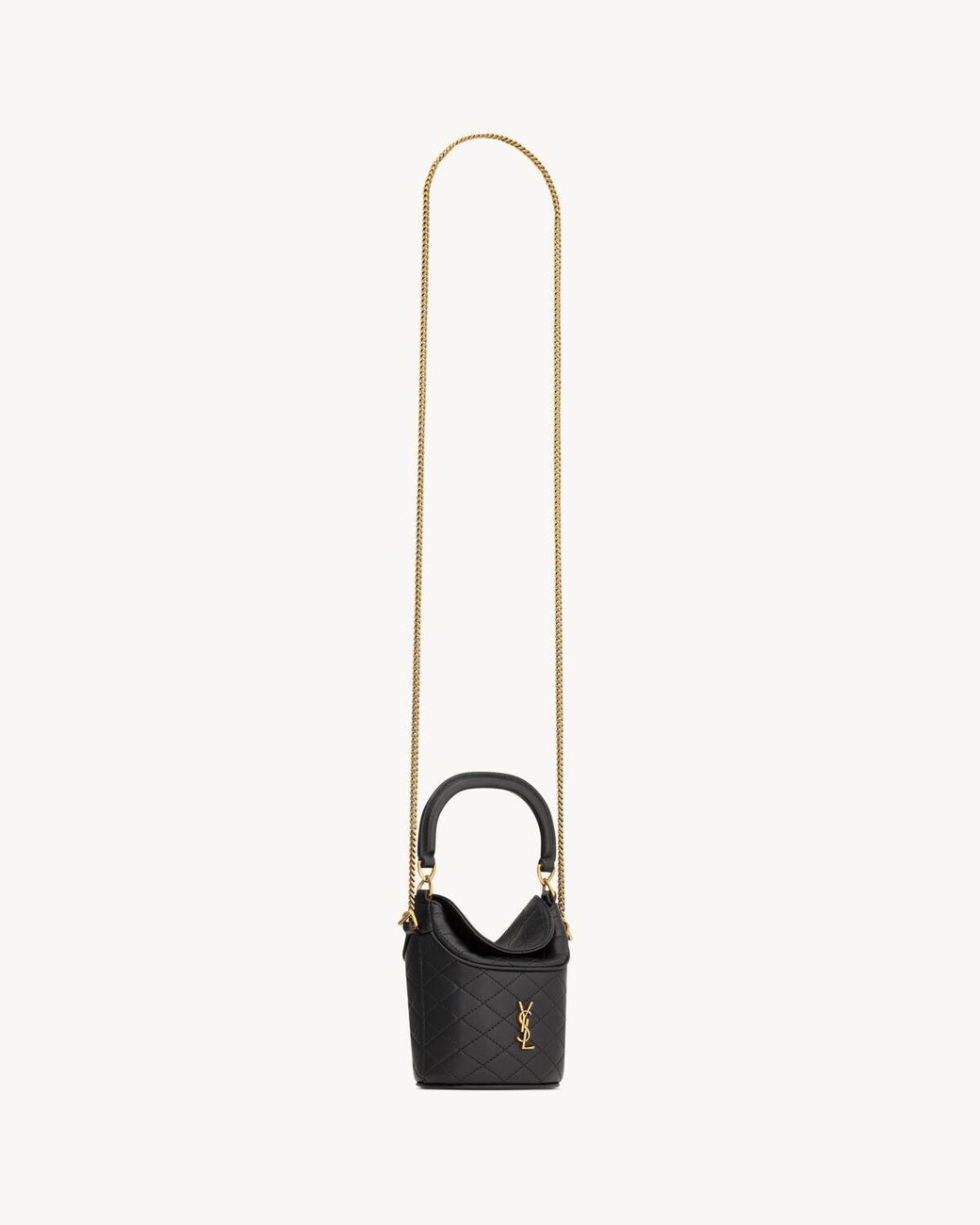 Saint Laurent Black Gaby Mini Bucket