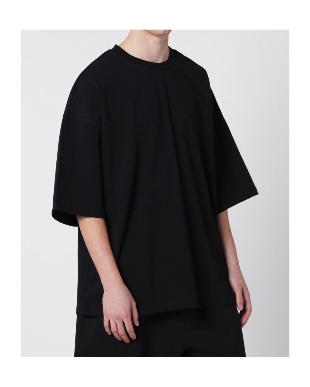 Entire studios Black Oversized T-Shirt for men