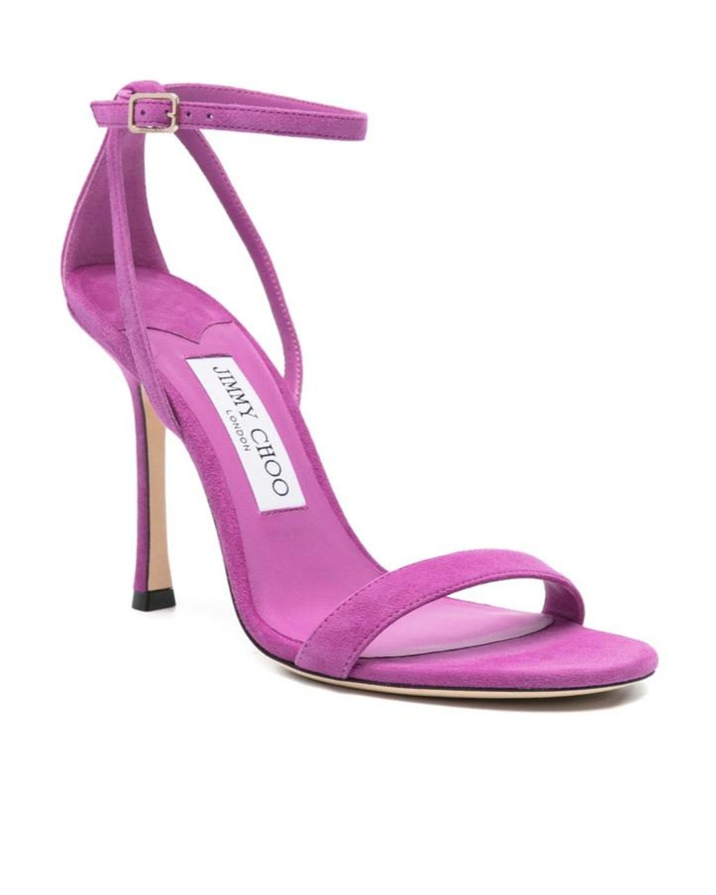 Jimmy Choo Pink Open-Toe High-Heeled Sandals